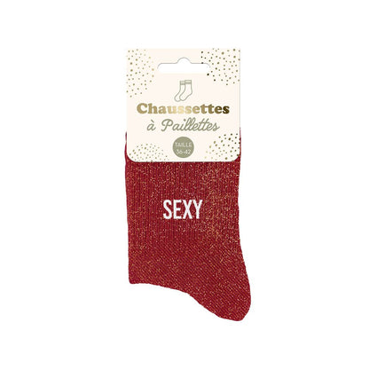 Chaussettes à paillettes: Sexy
