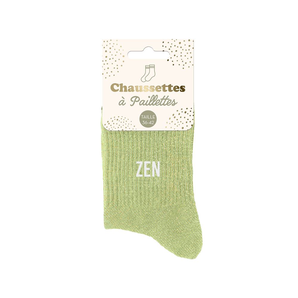 Chaussettes à paillettes: Zen