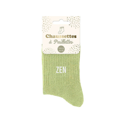 Chaussettes à paillettes: Zen