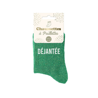 Chaussettes à paillettes: Déjantée