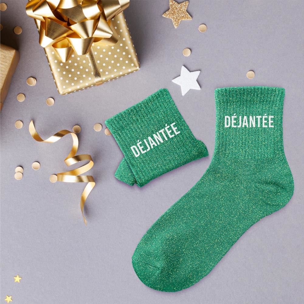 Chaussettes à paillettes: Déjantée