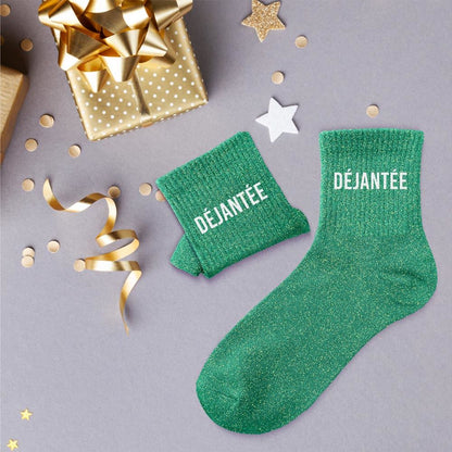 Chaussettes à paillettes: Déjantée