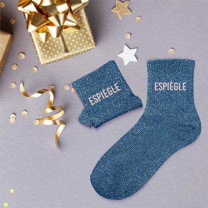 Chaussettes à paillettes: Espiègle