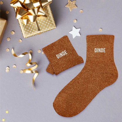 Chaussettes à paillettes: Dinde