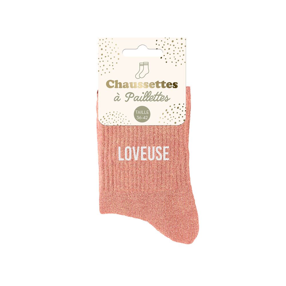 Chaussettes à paillettes: Loveuse