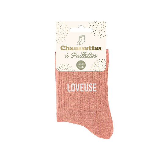 Chaussettes à paillettes: Loveuse