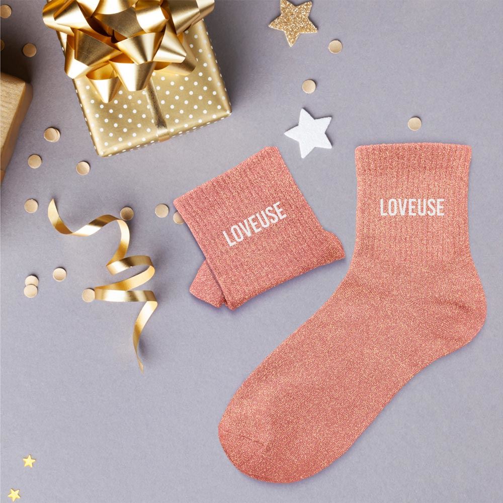 Chaussettes à paillettes: Loveuse