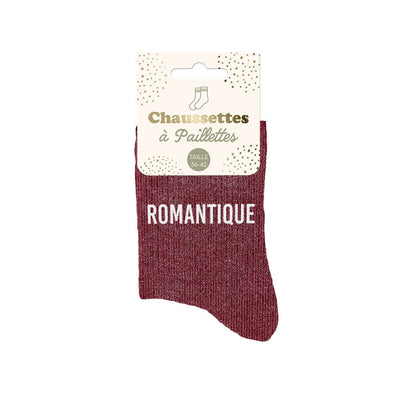 Chaussettes à paillettes: Romantique