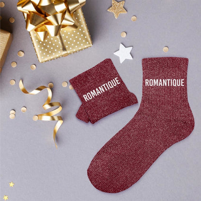 Chaussettes à paillettes: Romantique