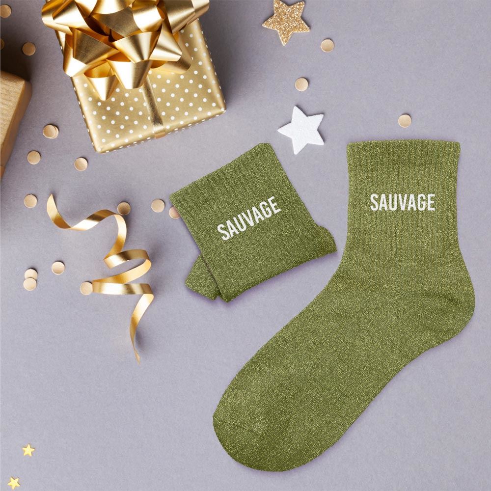 Chaussettes à paillettes: Sauvage