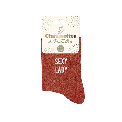 Chaussettes à paillettes: Sexy lady