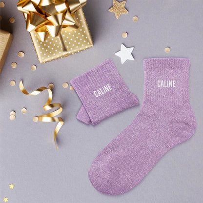 Chaussettes à paillettes: Caline