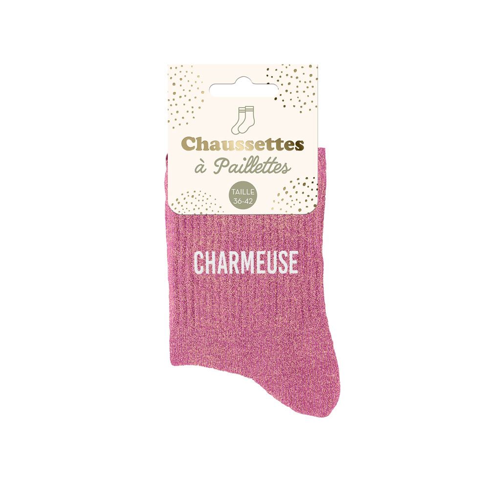 Chaussettes à paillettes: Charmeuse