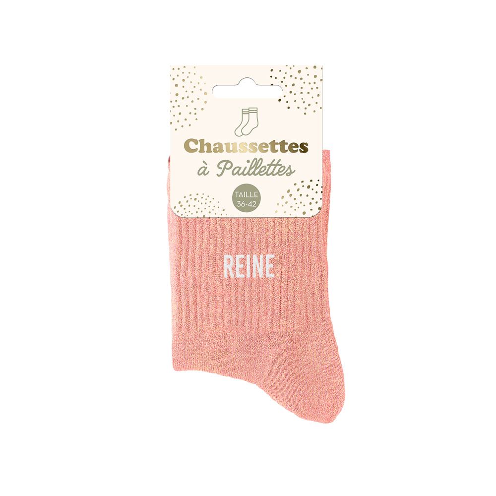 Chaussettes à paillettes: Reine
