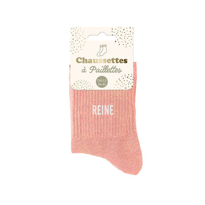 Chaussettes à paillettes: Reine