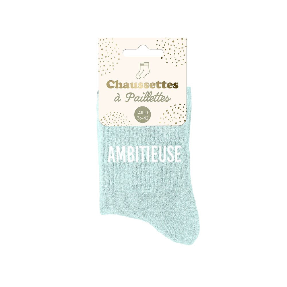 Chaussettes à paillettes: Ambitieuse