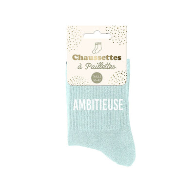 Chaussettes à paillettes: Ambitieuse