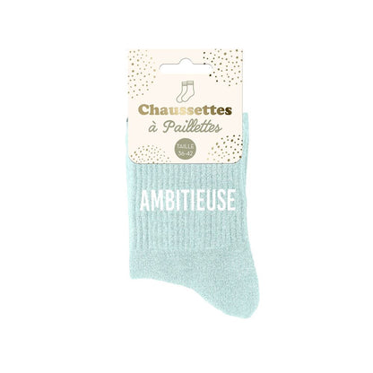 Chaussettes à paillettes: Ambitieuse