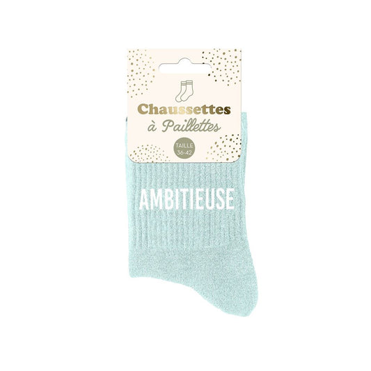 Chaussettes à paillettes: Ambitieuse