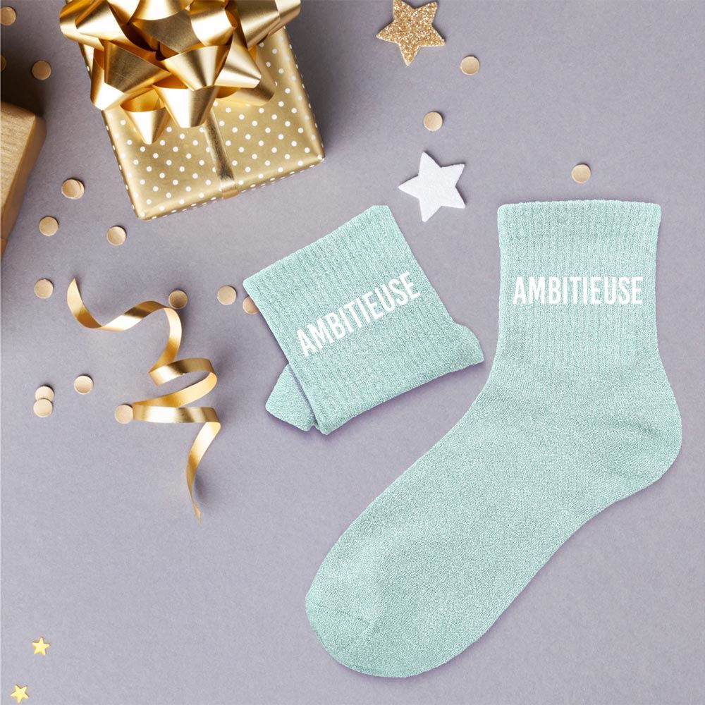 Chaussettes à paillettes: Ambitieuse