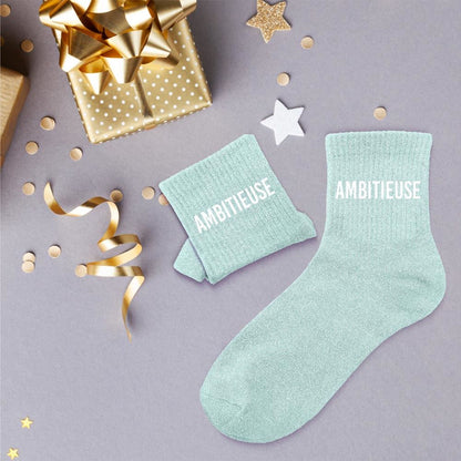 Chaussettes à paillettes: Ambitieuse