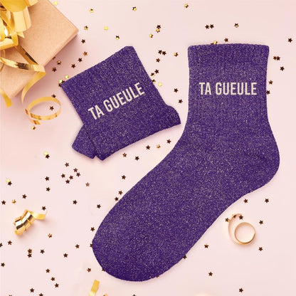 Chaussettes à paillettes: Ta gueule