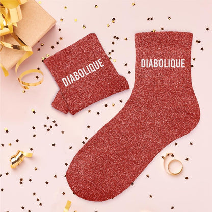 Chaussettes à paillettes: Diabolique