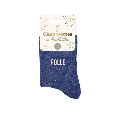 Chaussettes à paillettes: Folle