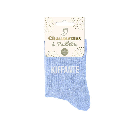 Chaussettes à paillettes: Kiffante