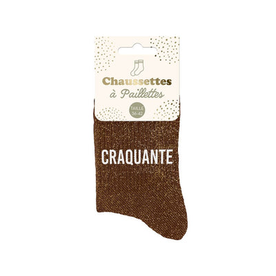 Chaussettes à paillettes: Craquante