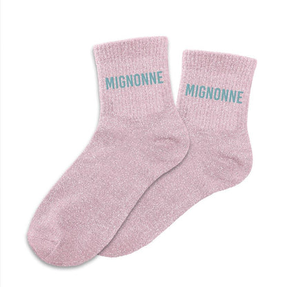 Chaussettes à paillettes: Mignonne