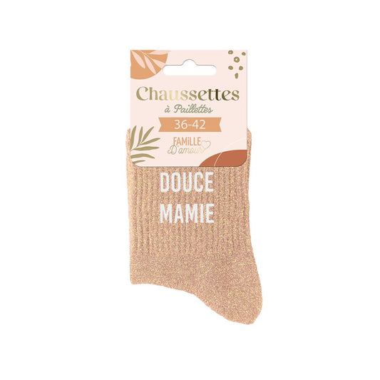 Chaussettes à paillettes: Douce mamie