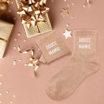 Chaussettes à paillettes: Douce mamie