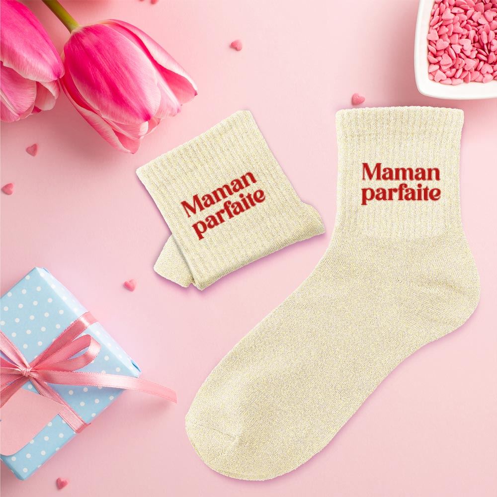 Chaussettes à paillettes: Maman parfaite