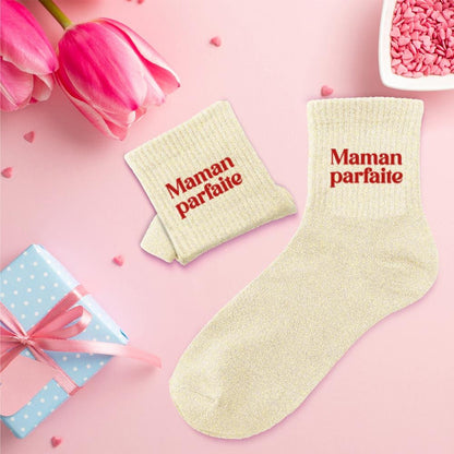 Chaussettes à paillettes: Maman parfaite