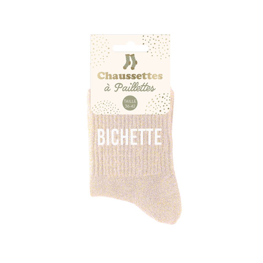 Chaussettes à paillettes: Bichette