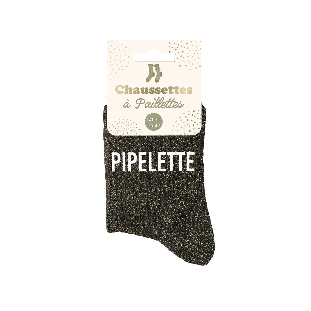 Chaussettes à paillettes: Pipelette