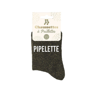 Chaussettes à paillettes: Pipelette