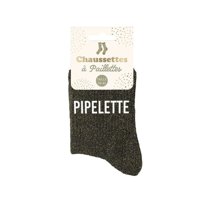 Chaussettes à paillettes: Pipelette