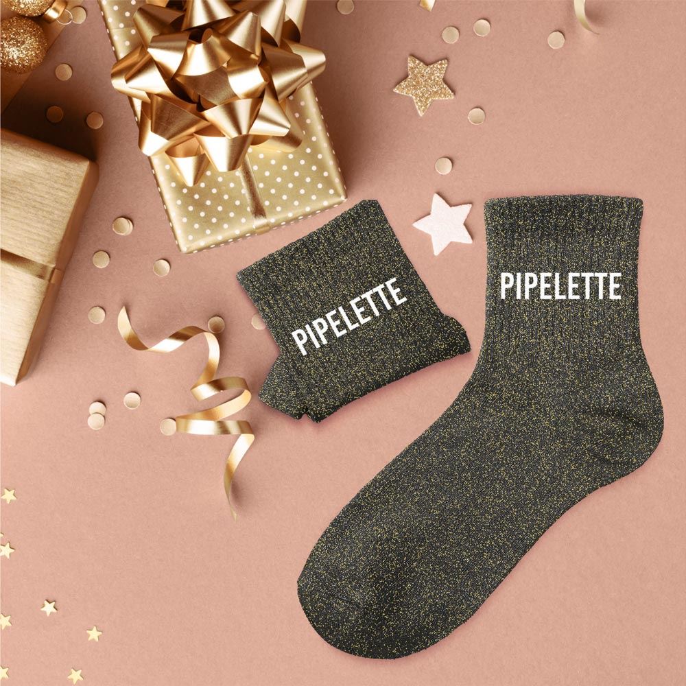 Chaussettes à paillettes: Pipelette