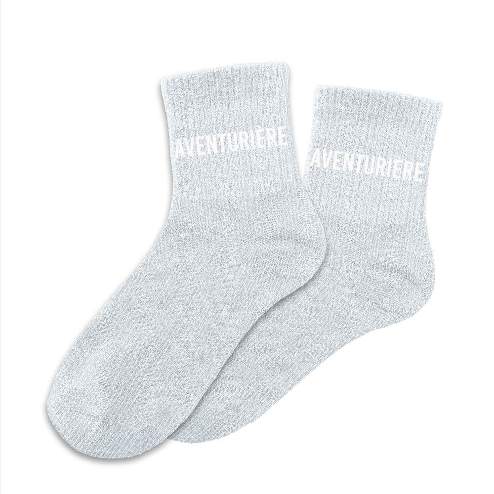 Chaussettes à paillettes: Aventurière