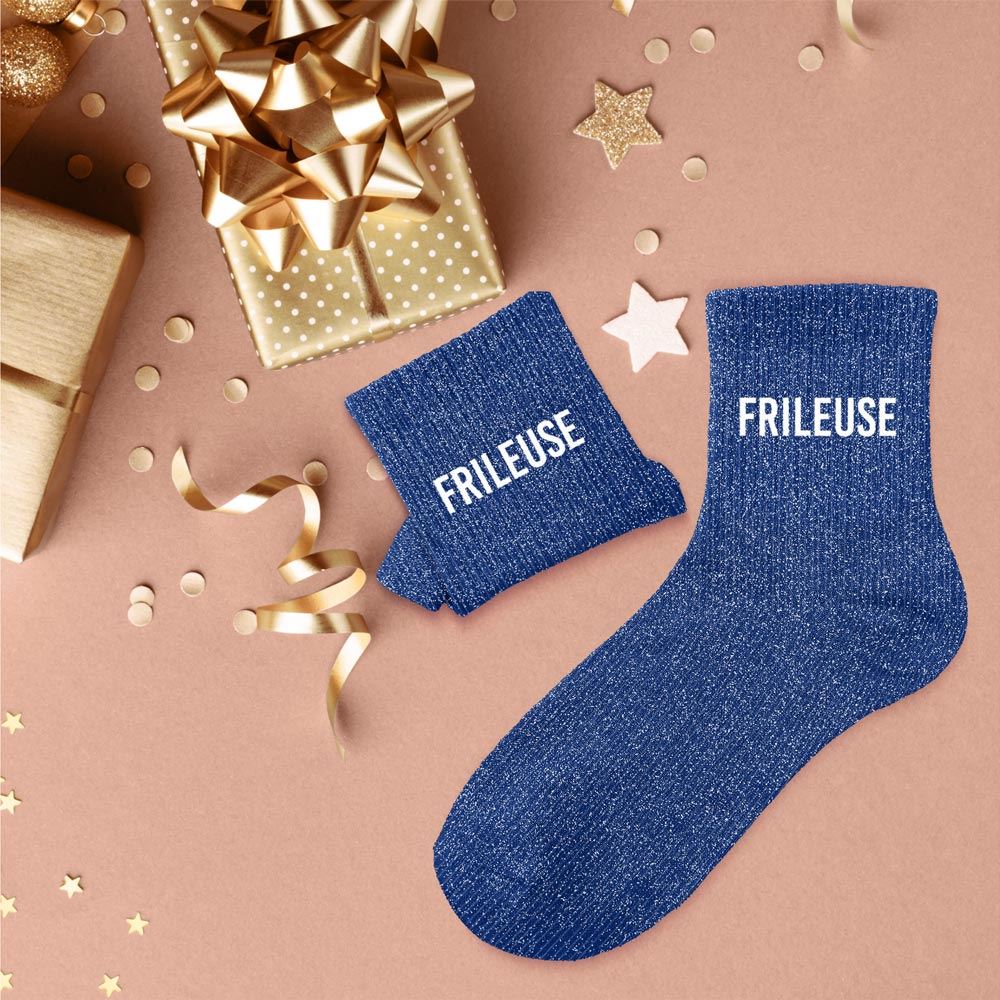 Chaussettes à paillettes: Frileuse