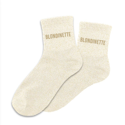 Chaussettes à paillettes: Blondinette