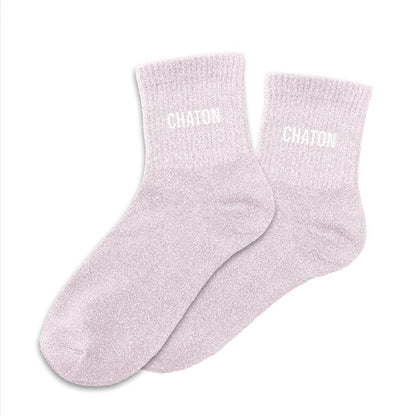 Chaussettes à paillettes: Chaton