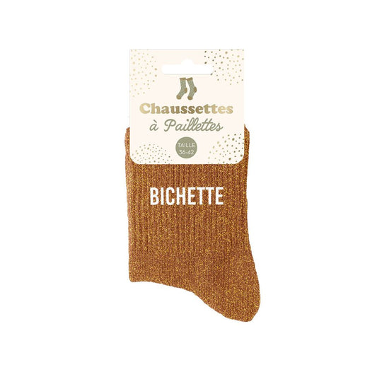 Chaussettes à paillettes: Bichette