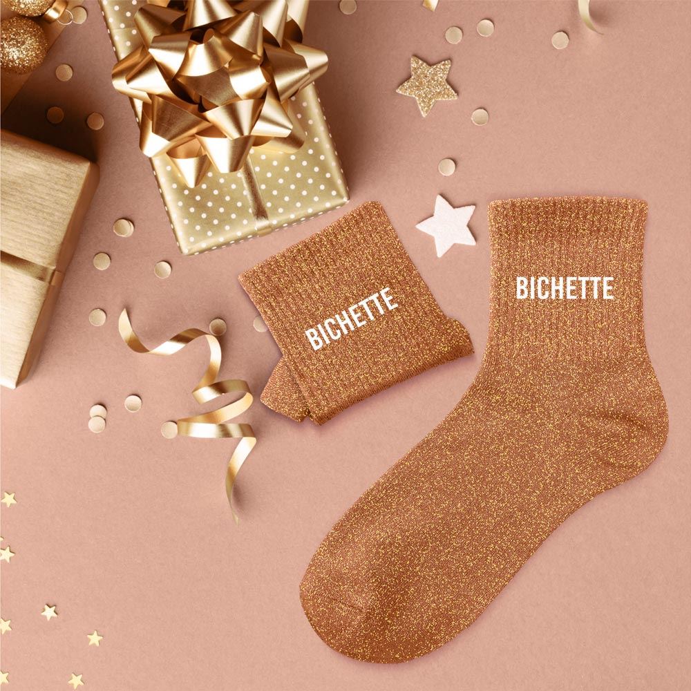 Chaussettes à paillettes: Bichette