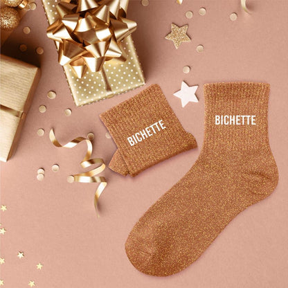 Chaussettes à paillettes: Bichette