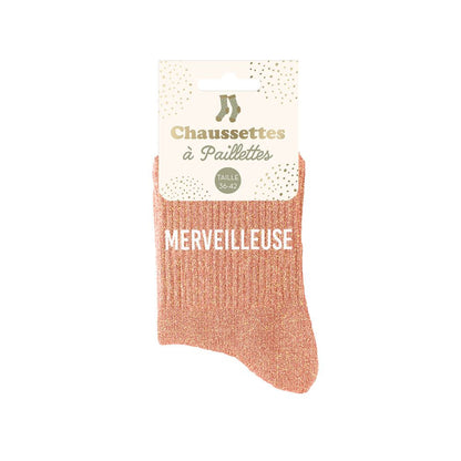 Chaussettes à paillettes: Merveilleuse