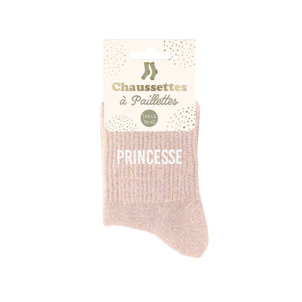 Chaussettes à paillettes: Princesse