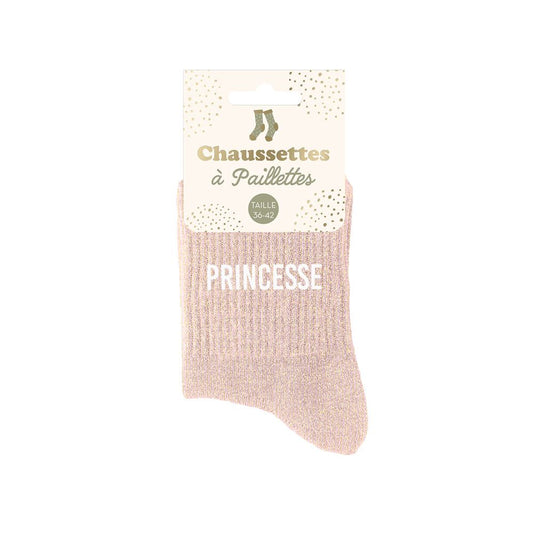 Chaussettes à paillettes: Princesse